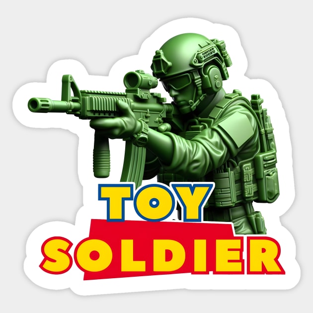 Toy Soldier Sticker by Rawlifegraphic